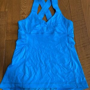 lululemon athletica Blue Tank Top